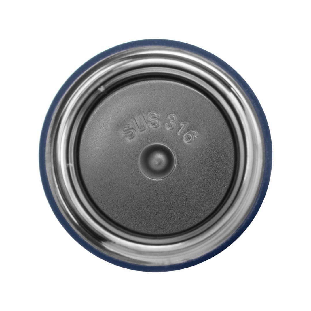 Вакуумный термос «Module X» с индикатором температуры, 500 мл, тубус, темно-синий