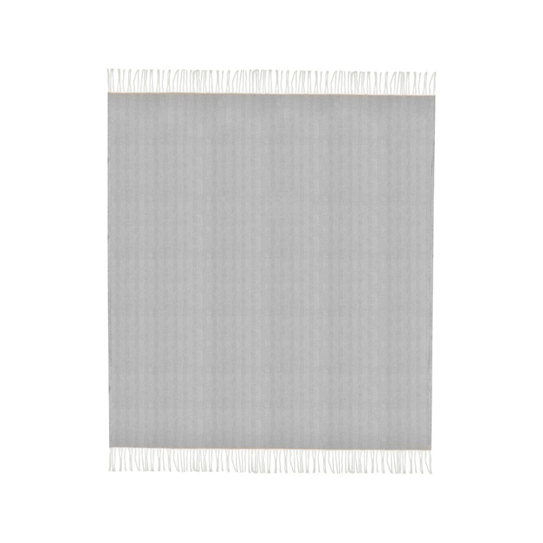 Плед "Ёлочка" 150х180 см. ПРЕМИУМ (серый однотонное) (Р)