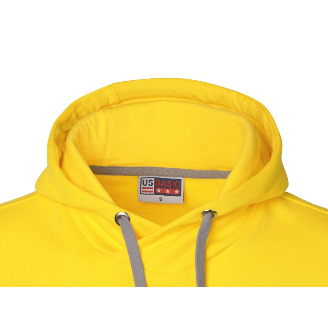 Толстовка унисекс "Stream" с капюшоном, жёлтый