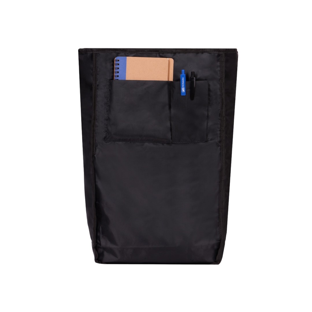 Рюкзак на липучке Vel из переработанного пластика, синий