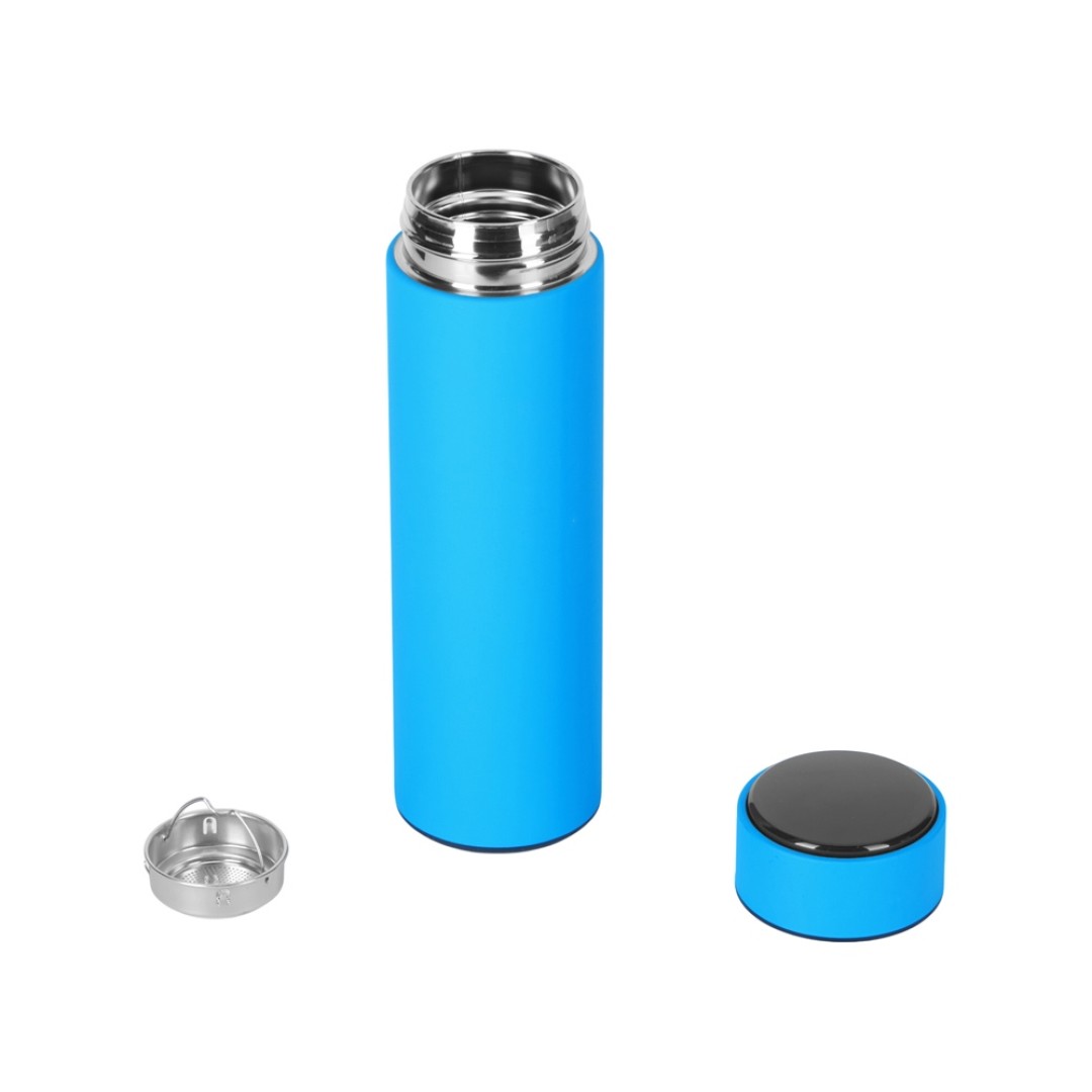 Вакуумный термос «Module X» с индикатором температуры, 500 мл, тубус, голубой 3538C