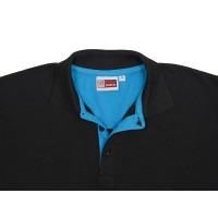 Рубашка поло "Solo" мужская, аква