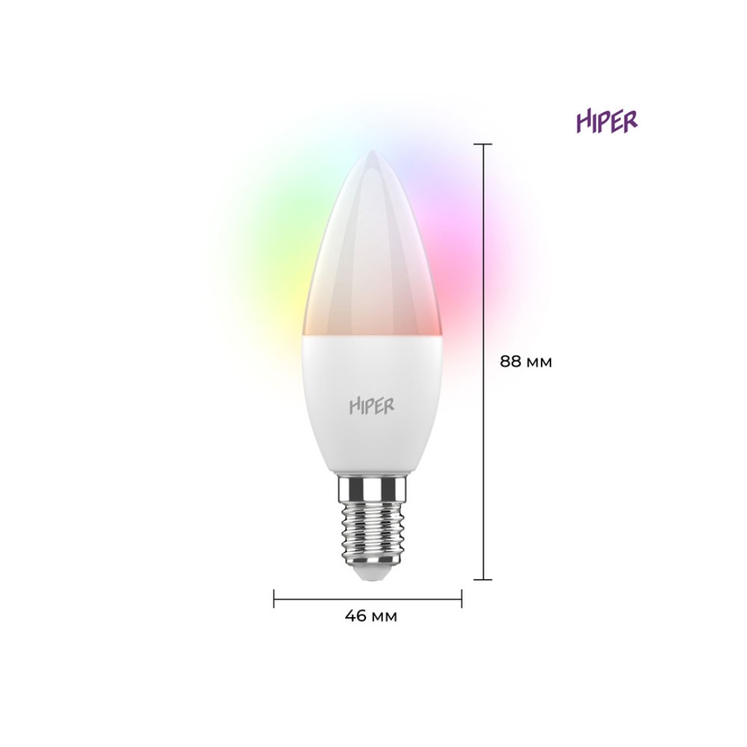 Умная Wi-Fi лампочка HIPER IoT CLED M2