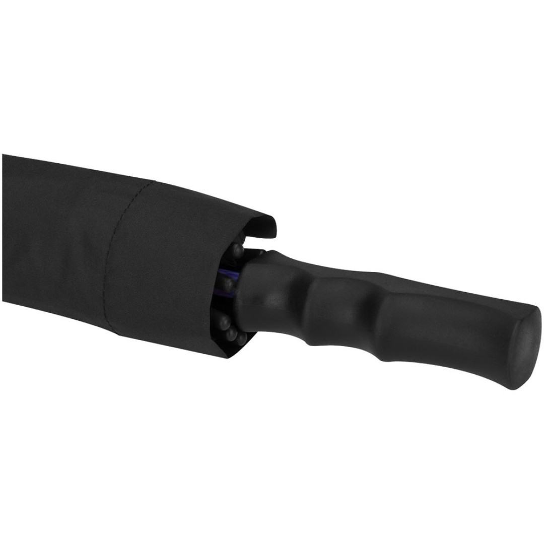 Зонт трость "Spark" полуавтомат 23", черный/синий