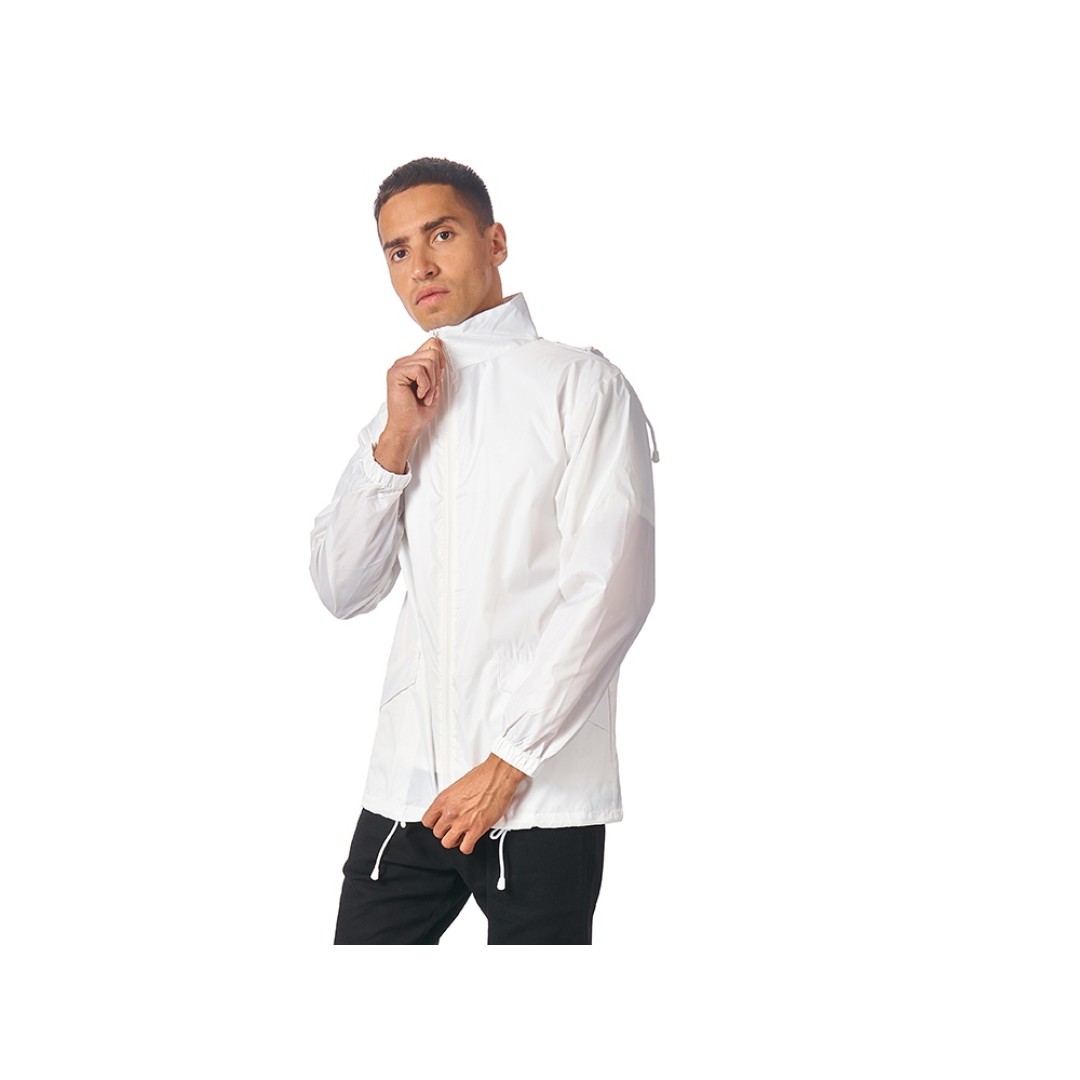 Ветровка "Miami" мужская с чехлом, белый