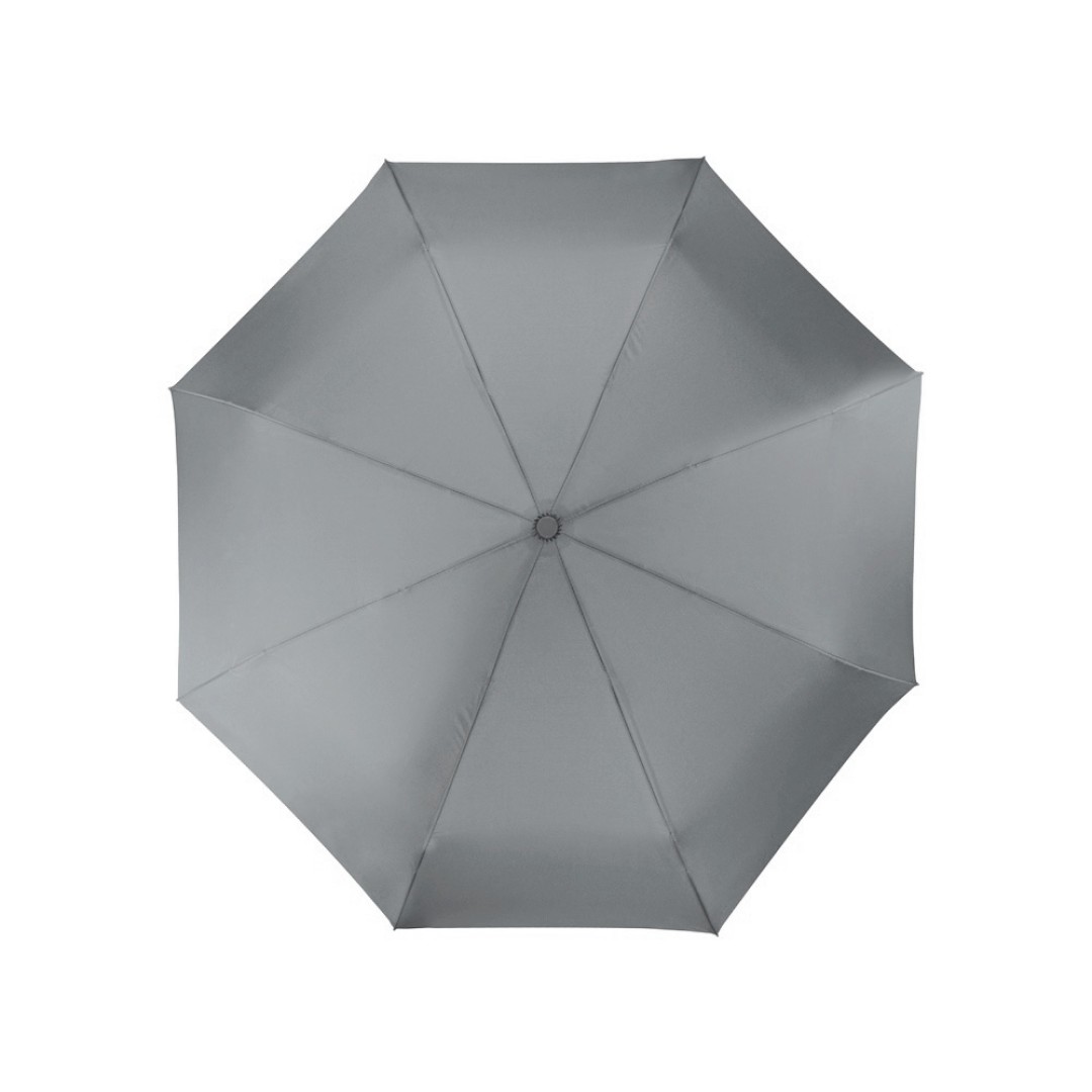 Зонт складной "Irvine", полуавтоматический, 3 сложения, с чехлом, серый