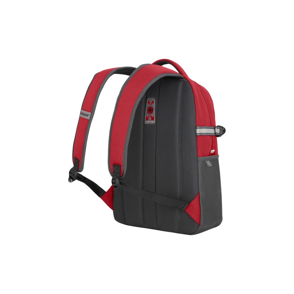 Рюкзак WENGER NEXT Ryde 16", красный/антрацит, переработанный ПЭТ/Полиэстер, 32х21х47 см, 26 л.