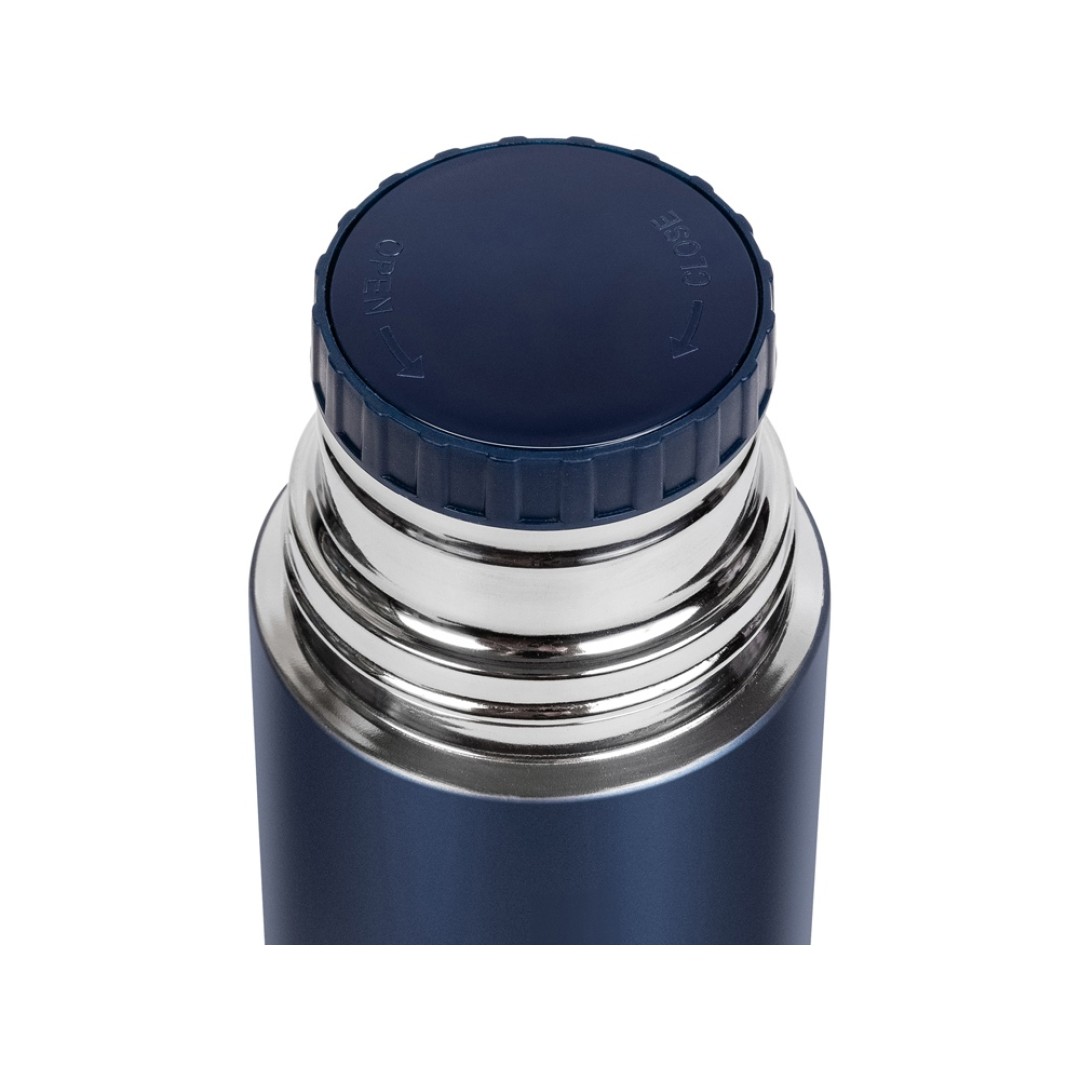 Термос Relaxika 101 (0,35 литра), темно-синий (без лого)