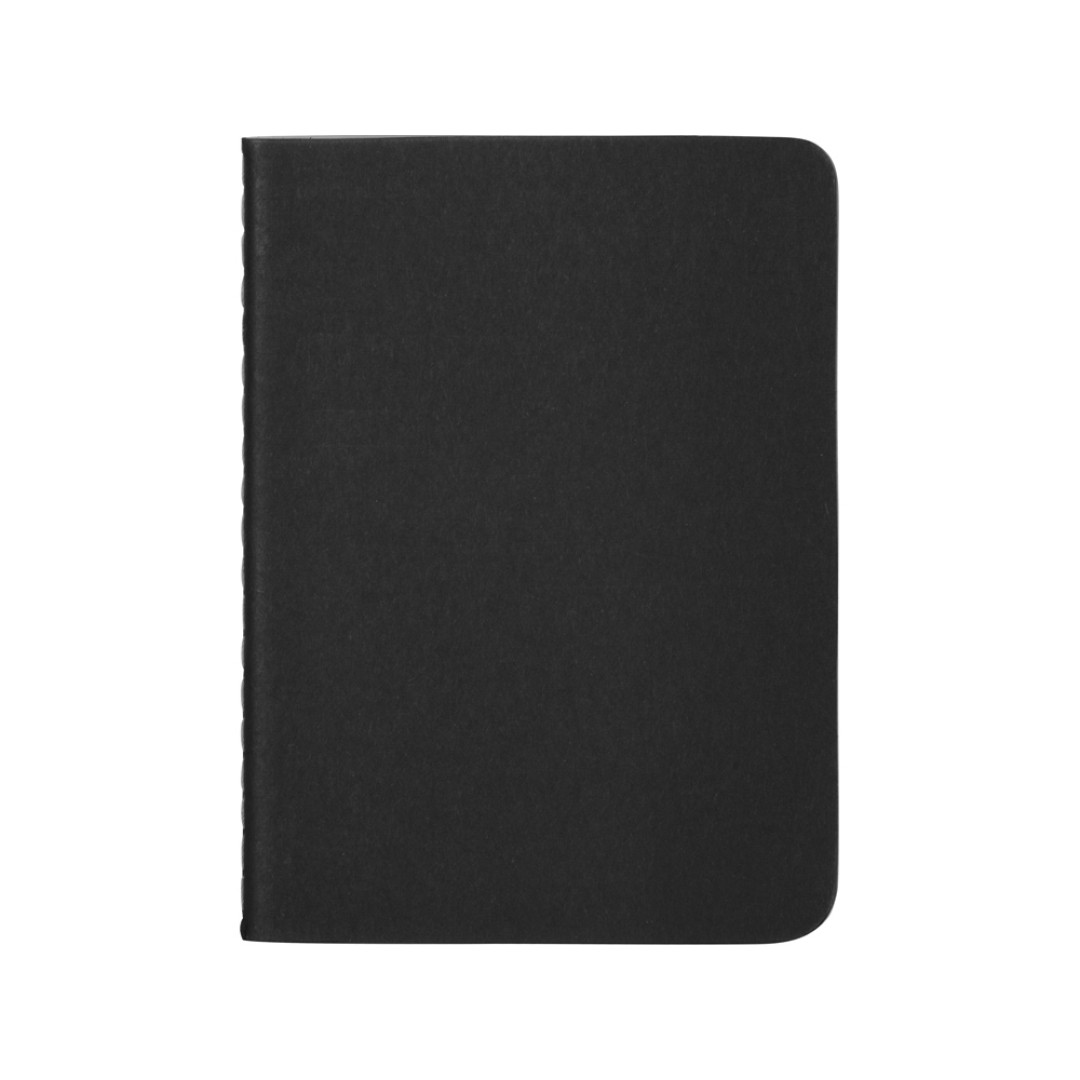 Блокнот A6 Stitch в линейку, черный