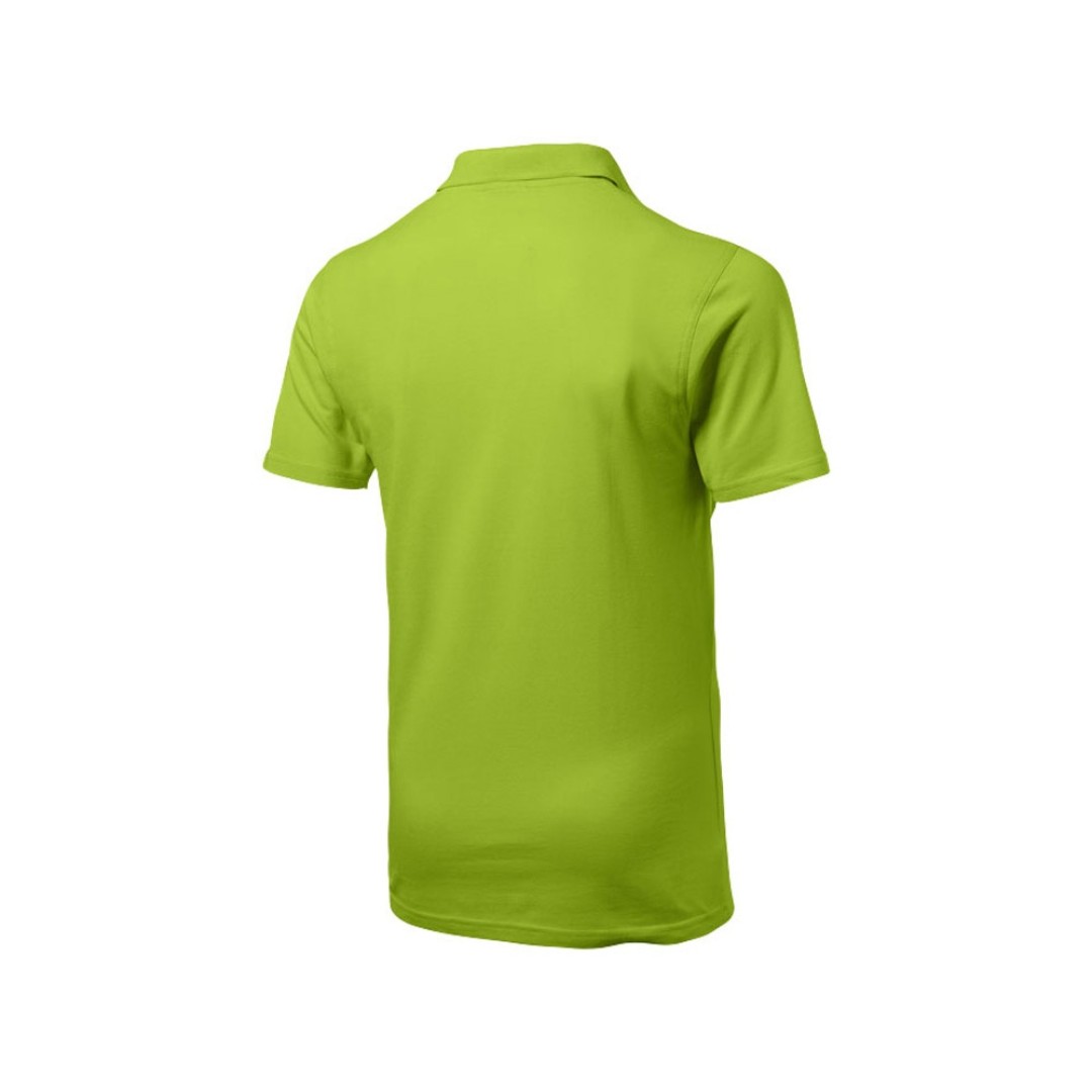 Рубашка поло "First" мужская, зеленое яблоко