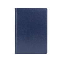 Ежедневник недатированный А4 "Sidney Nebraska", синий (серебряный обрез)