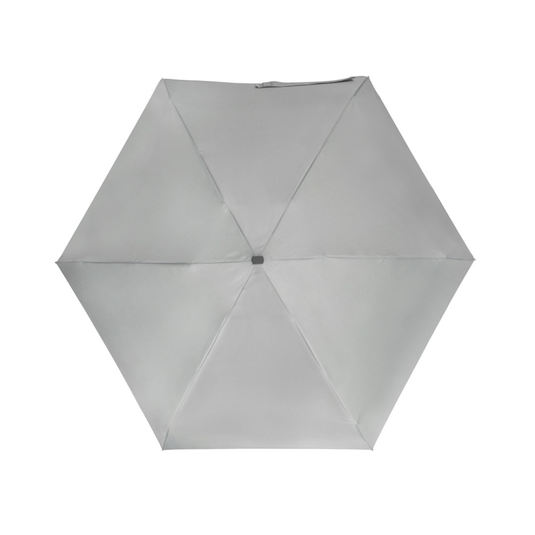 Зонт складной "Frisco", механический, 5 сложений, в футляре, серый