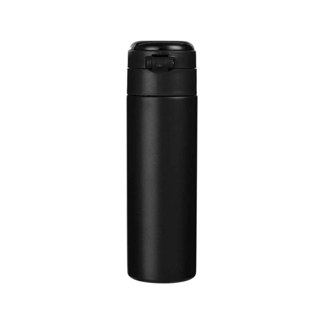 Вакуумная термокружка Waterline с медной изоляцией «Bravo», 400 мл, тубус, черный