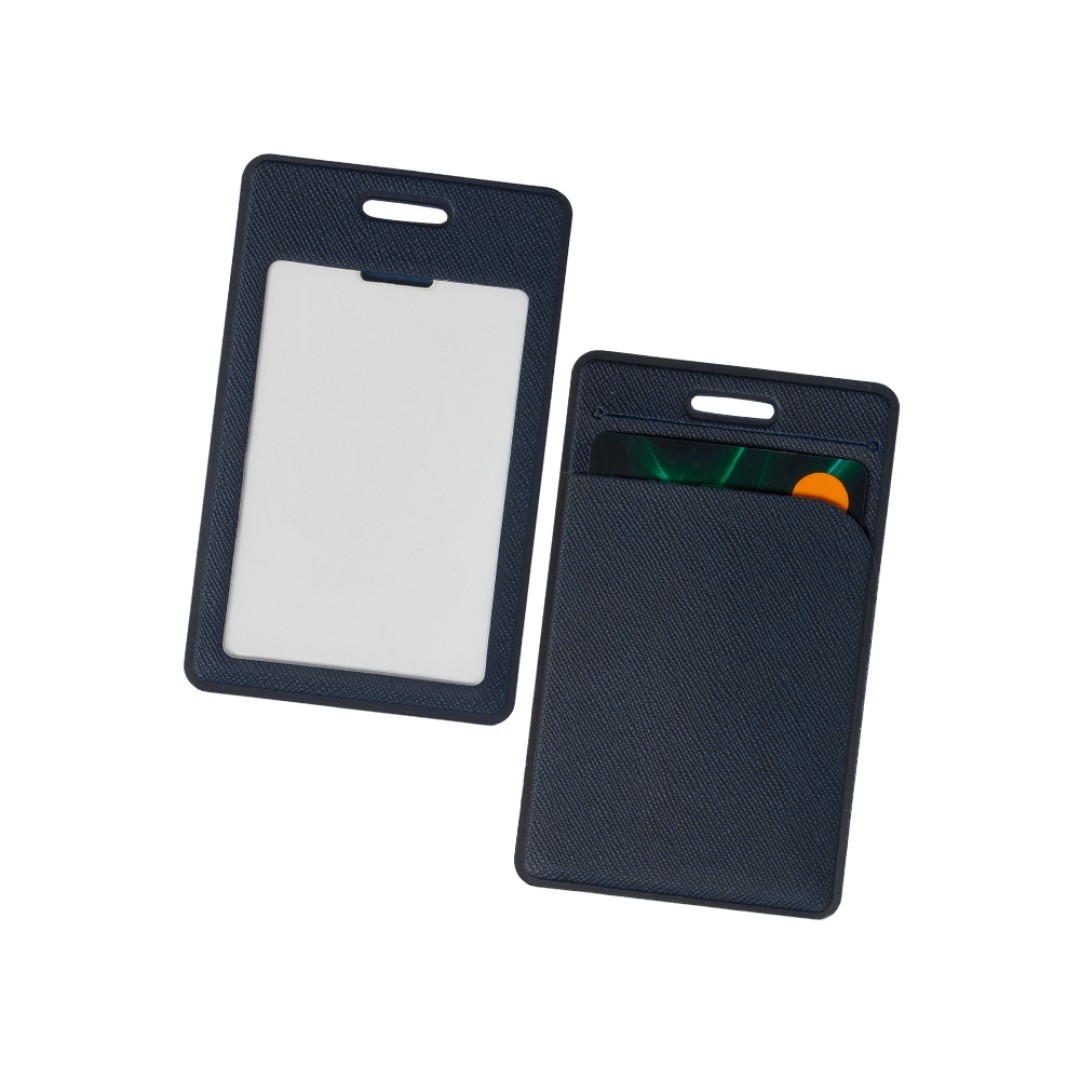 Карман вертикальный с дополнительным отделением "Favor", темно-синий