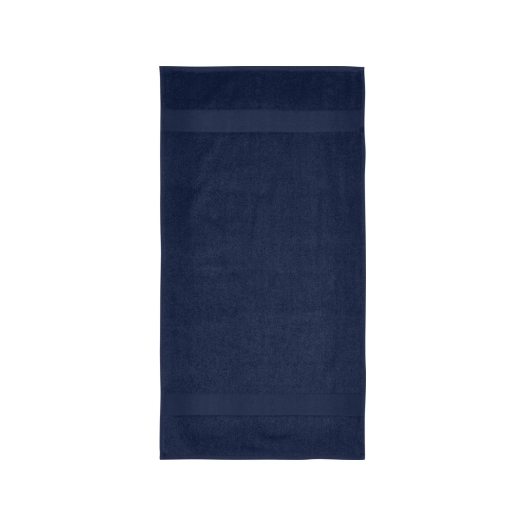 Хлопковое полотенце для ванной Charlotte 50x100 см с плотностью 450 г/м2, темно-синий