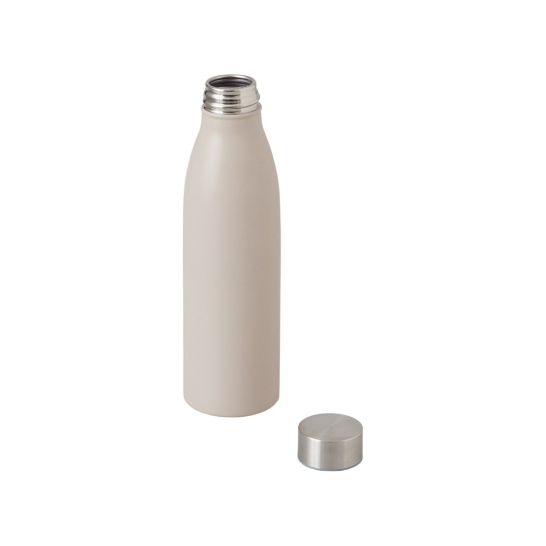 Стальная бутылка "Rely", 650 мл, бежевый