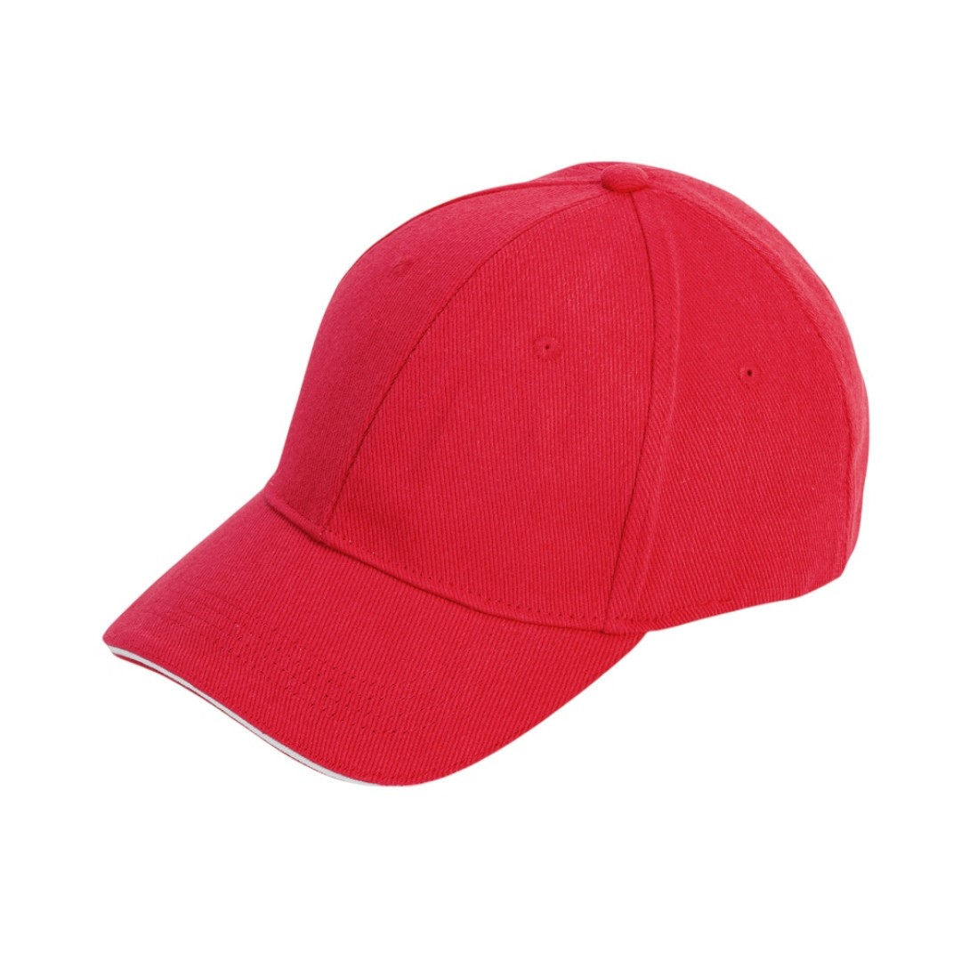 Бейсболка «Cancun», красный/белый