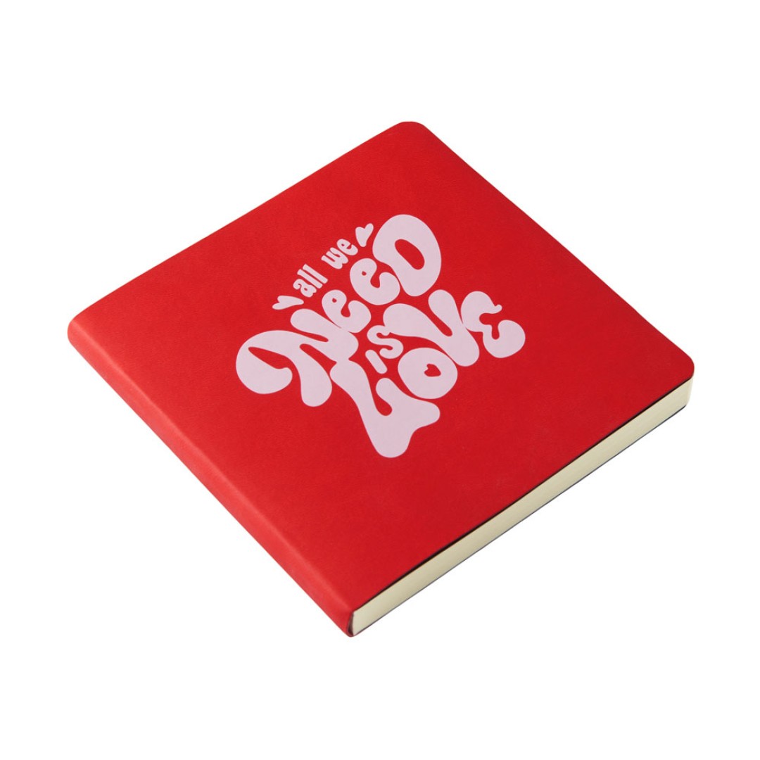 ЕЖЕДНЕВНИК недатированный А5- "MEGAPOLIS FLEX QUATTRO" (КРАСНЫЙ) с УФ-печатью