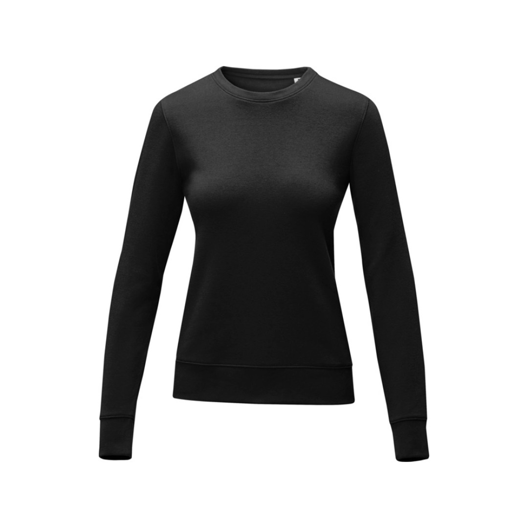 Женский свитер Zenon с круглым вырезом, черный