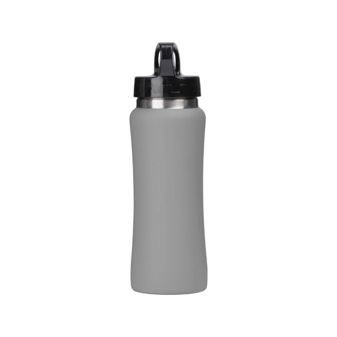 Бутылка для воды "Bottle C1", сталь, soft touch, 600 мл, серый