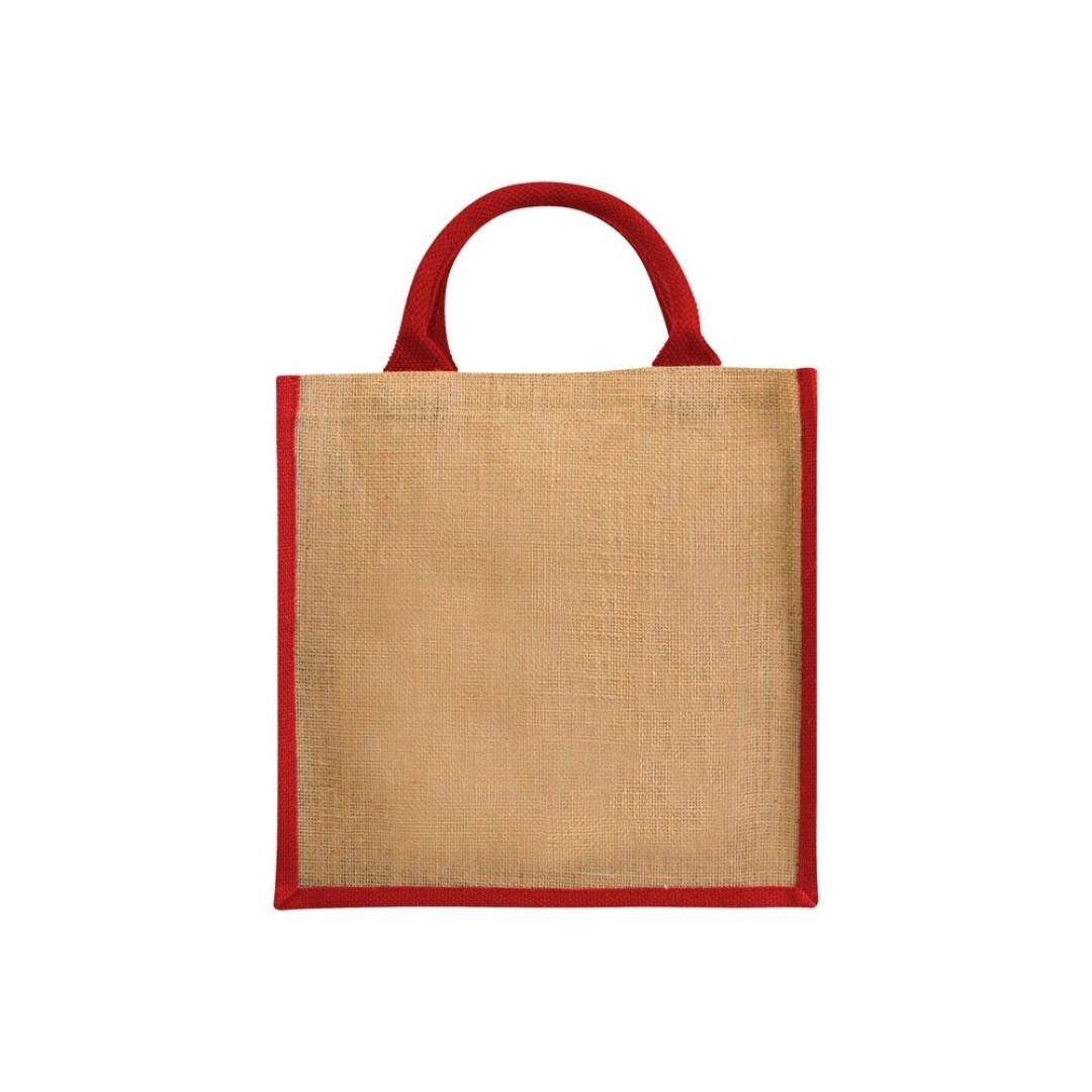 Сумка подарочная "Hindy", натуральный/красный