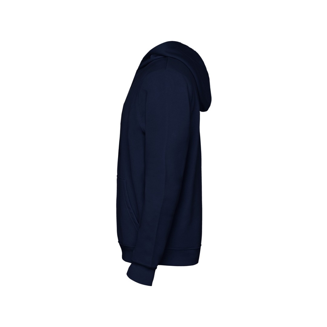 Толстовка с капюшоном "Urban" детская, нэйви/серый меланж