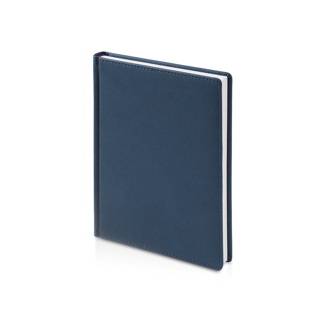 Ежедневник А5 датированный «Velvet» 2026, темно-синий