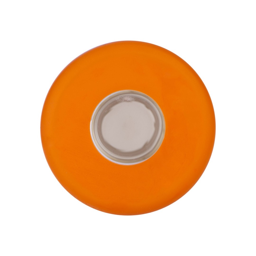 Бутылка для воды стеклянная "Refine", в чехле, 550 мл, оранжевый