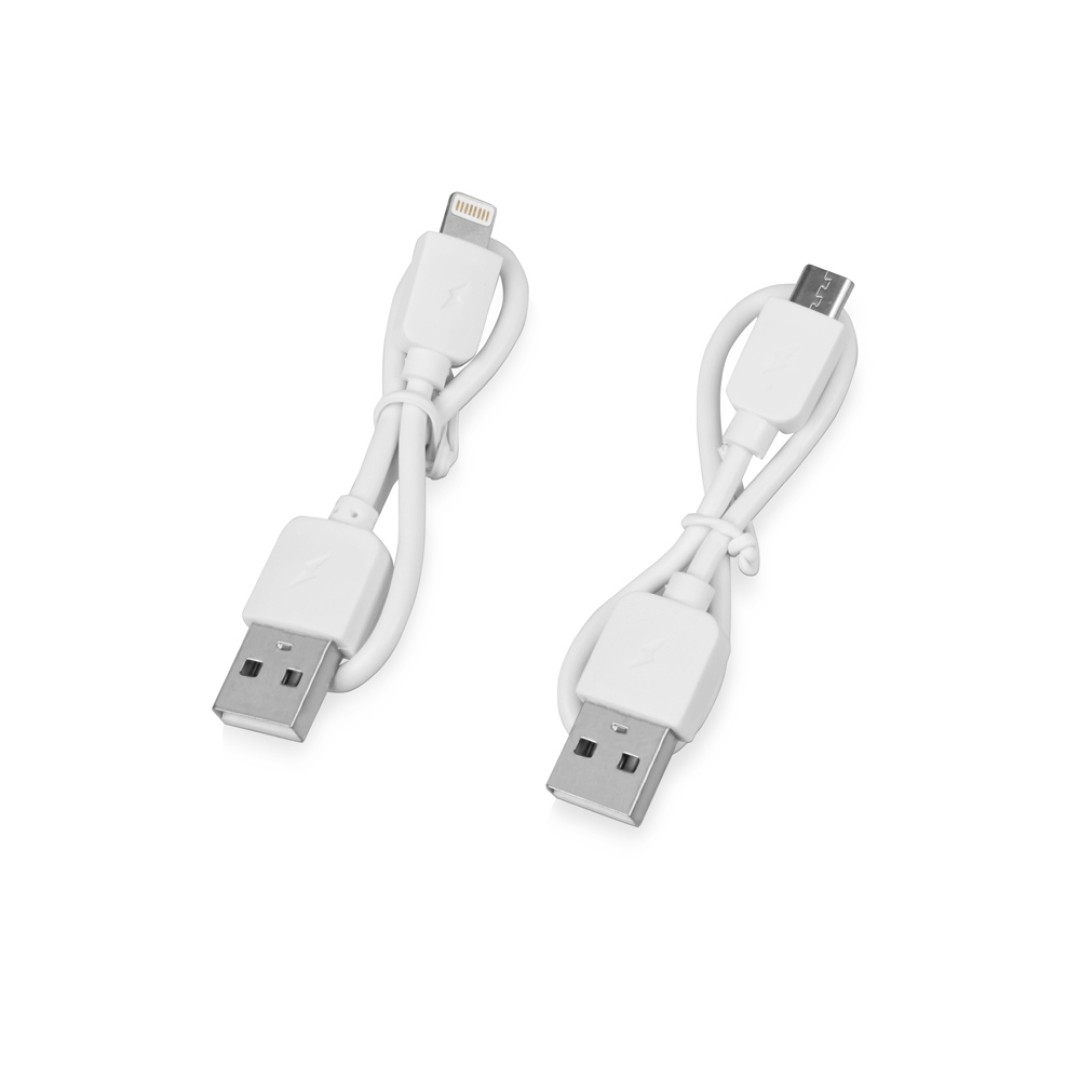 Портативное зарядное устройство «Blank» с USB Type-C, 5000 mAh, белый