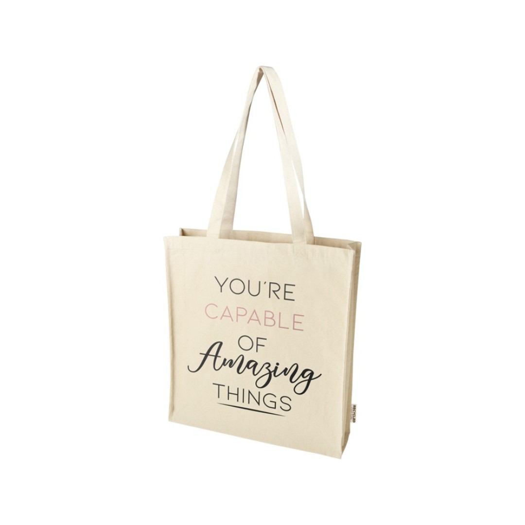 Florida эко-сумка с ластовицей плотностью 270 г/м2 - Натуральный