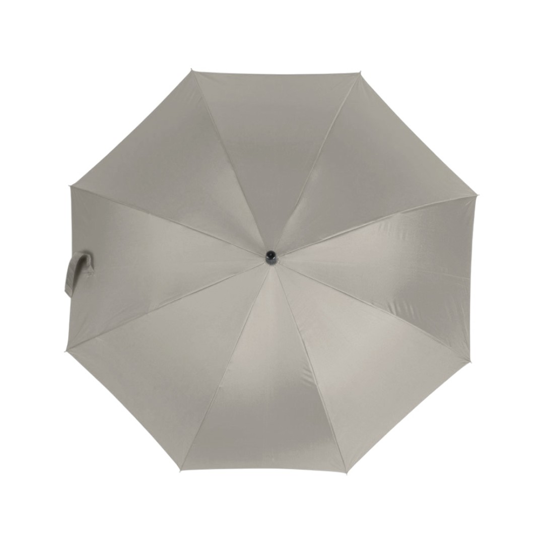 Зонт-трость Reviver с куполом из переработанного пластика, бежевый