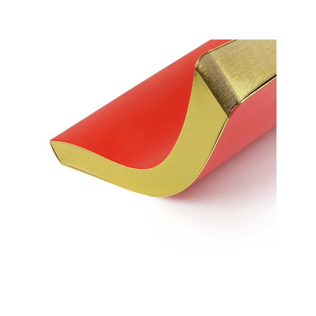 Ежедневник недатированный А5 "Megapolis Nebraska Flex", красный с золотым обрезом (Р)