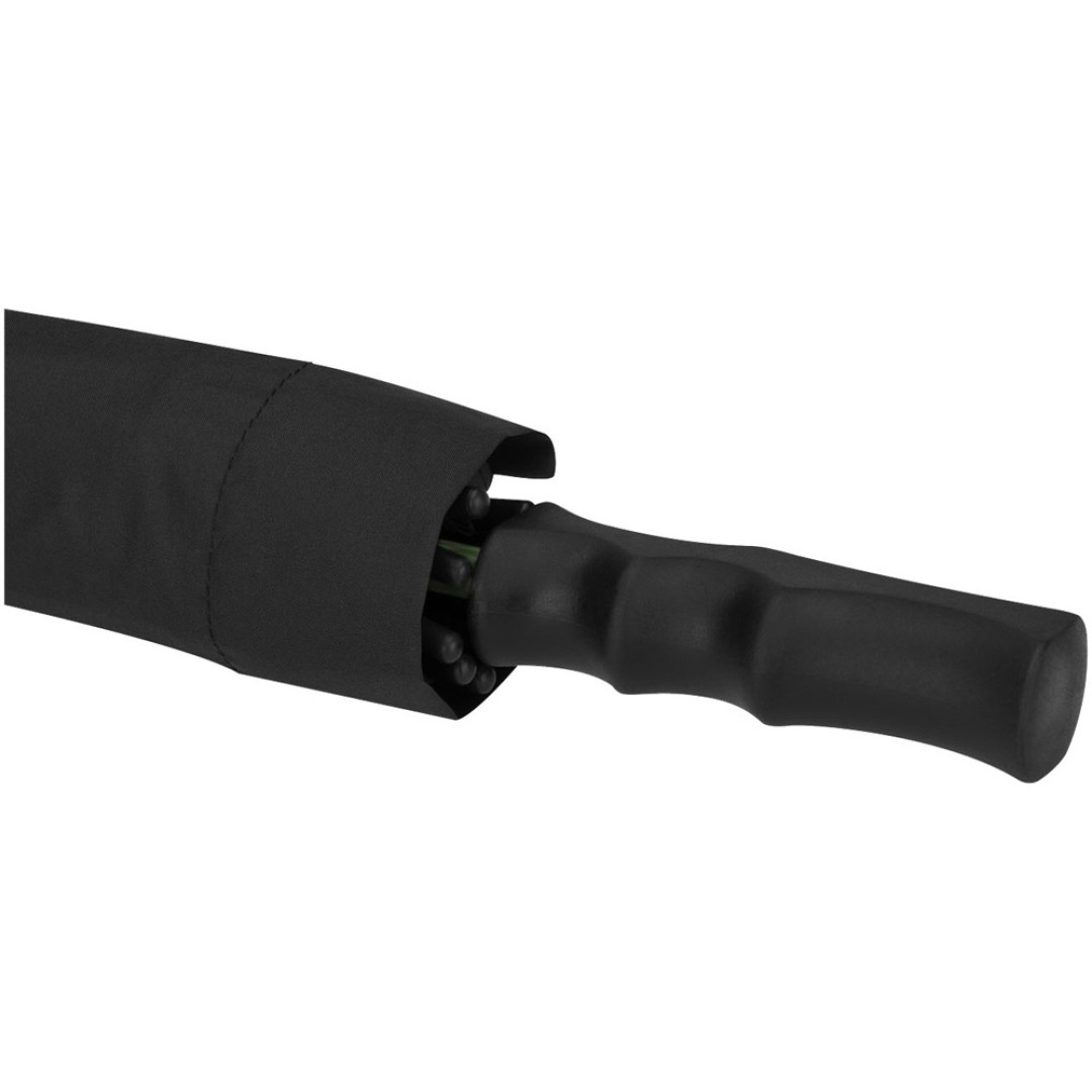 Зонт трость "Spark" полуавтомат 23", черный/лайм