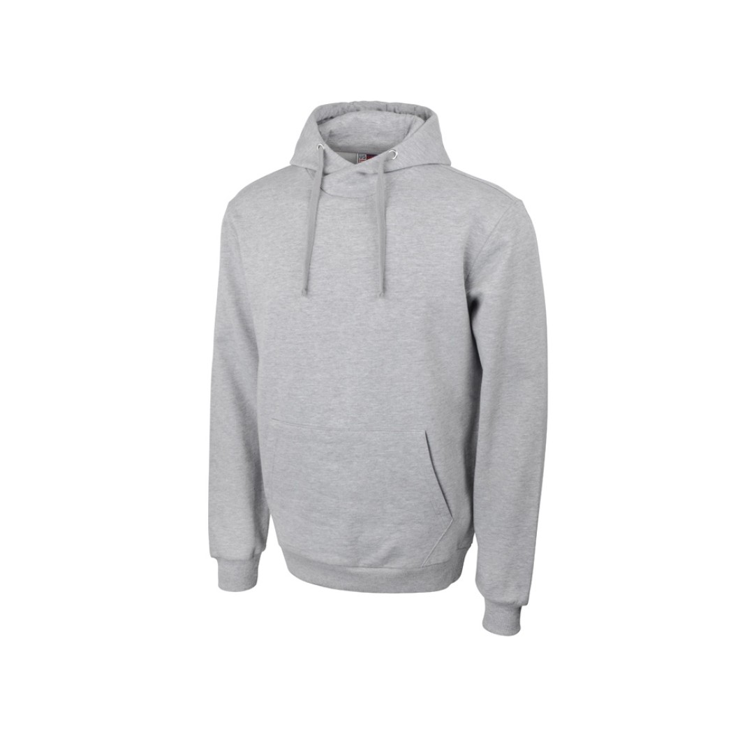 Толстовка унисекс "Stream" с капюшоном, серый меланж