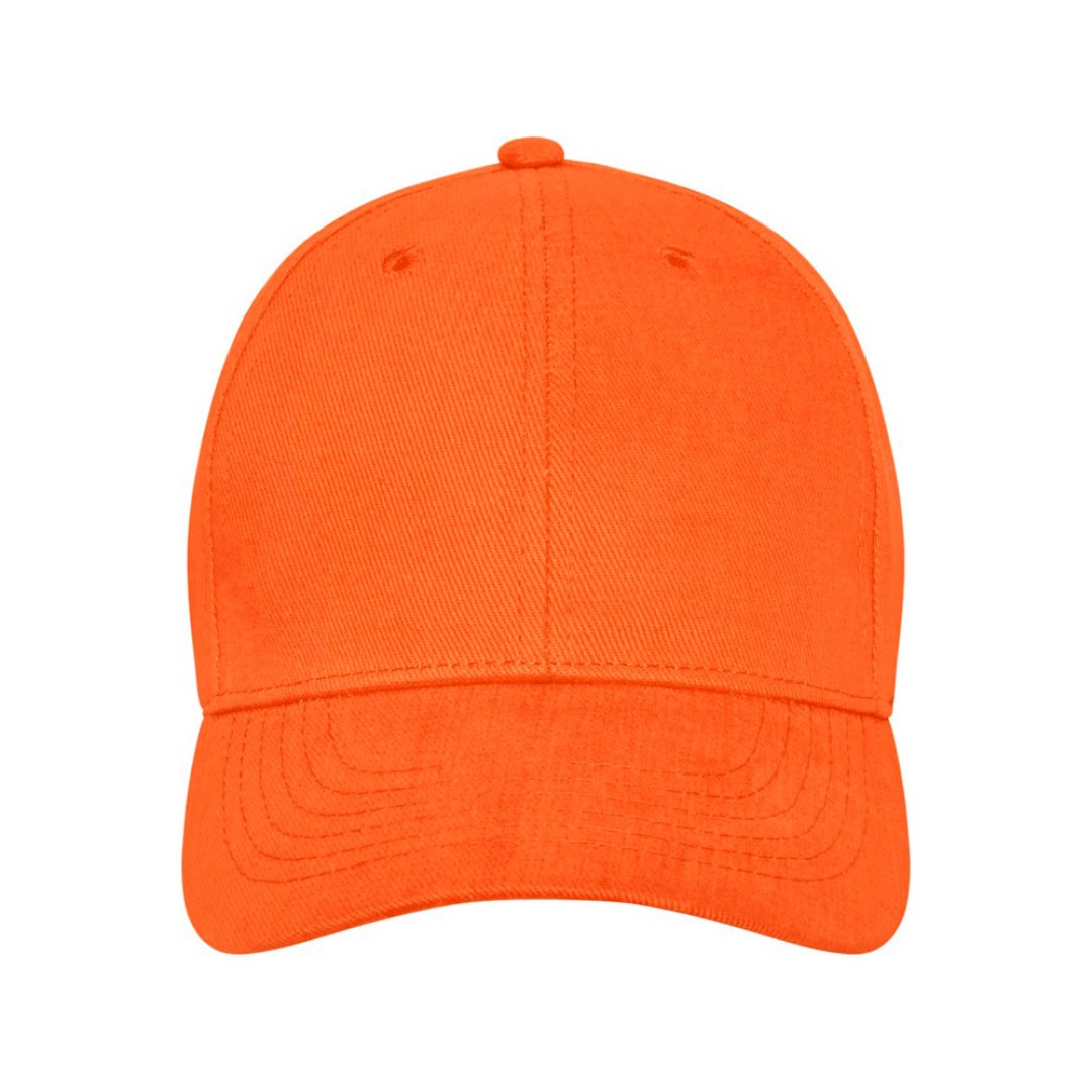 Бейсболка Davis, 6 панелей, оранжевый