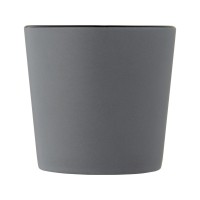 Cali Керамическая кружка объемом 370 мл с матовой отделкой - сплошной черный / Matted Grey