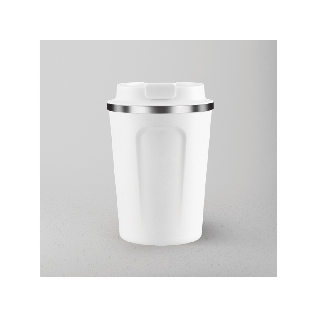 Термокружка CAFe COMPACT, 380 мл, белый