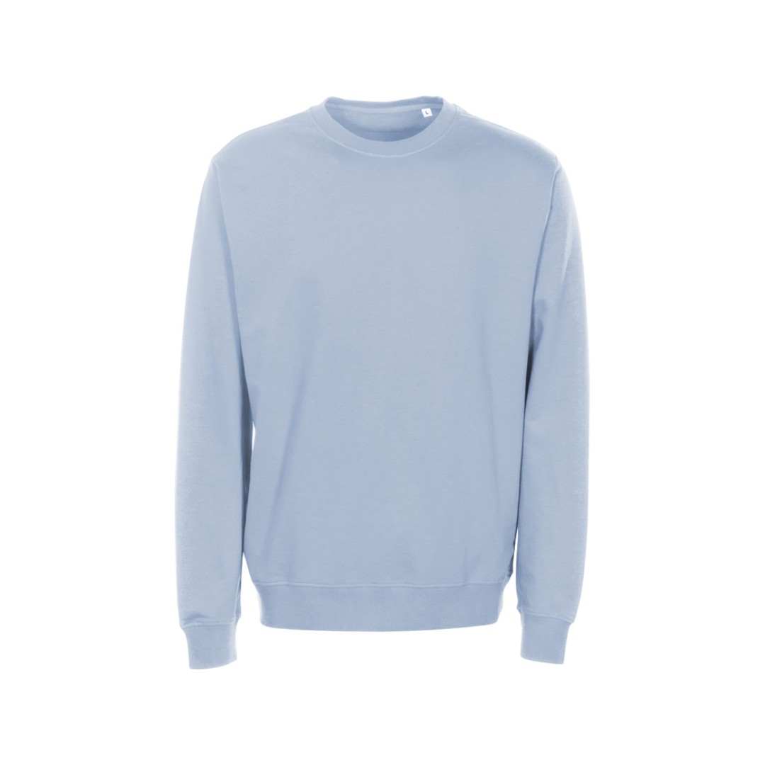 Свитшот «Warsaw» 220гр, унисекс, небесно-голубой