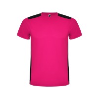 Спортивная футболка "Detroit" мужская, яркая фуксия/черный