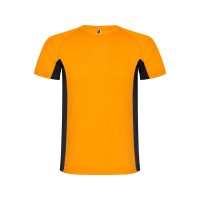 Спортивная футболка "Shanghai" мужская, неоновый оранжевый/черный