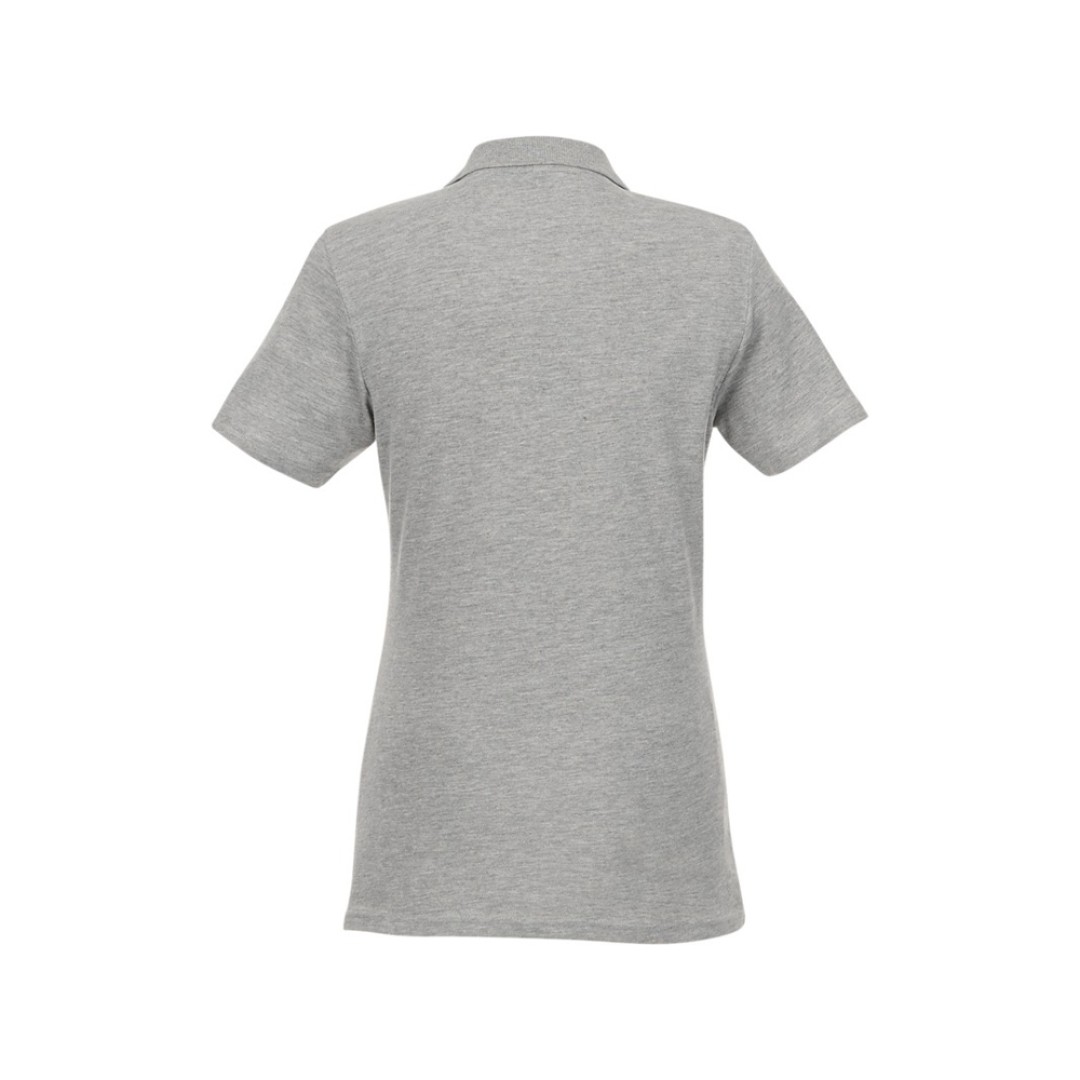 Женское поло Helios с коротким рукавом, серый яркий