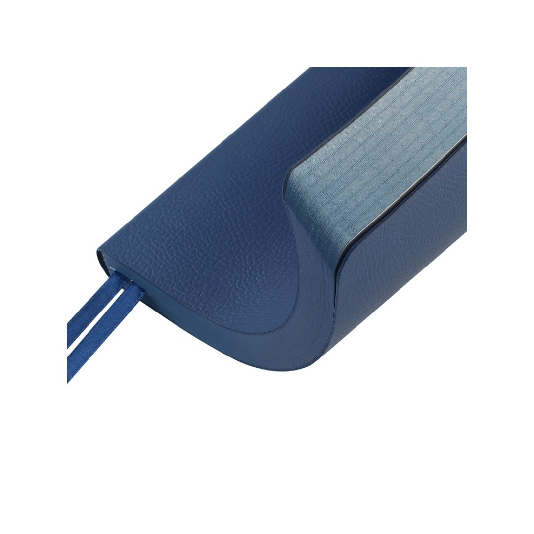 Ежедневник недатированный А5 "Megapolis Nappa Flex", темно-синий