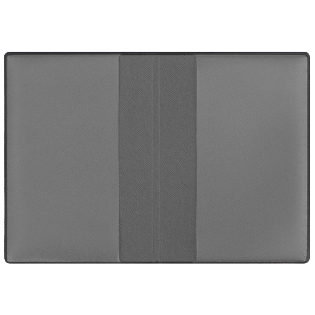 Классическая обложка для паспорта "Favor", красная/серая