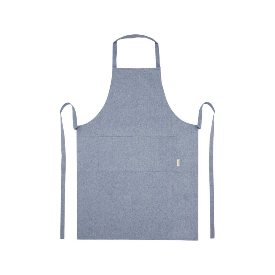 Pheebs 200 g/m2 recycled cotton apron, синий