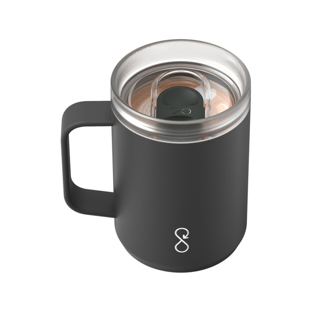 Ocean Bottle дорожная кружка-термос объемом 350 мл - Черный