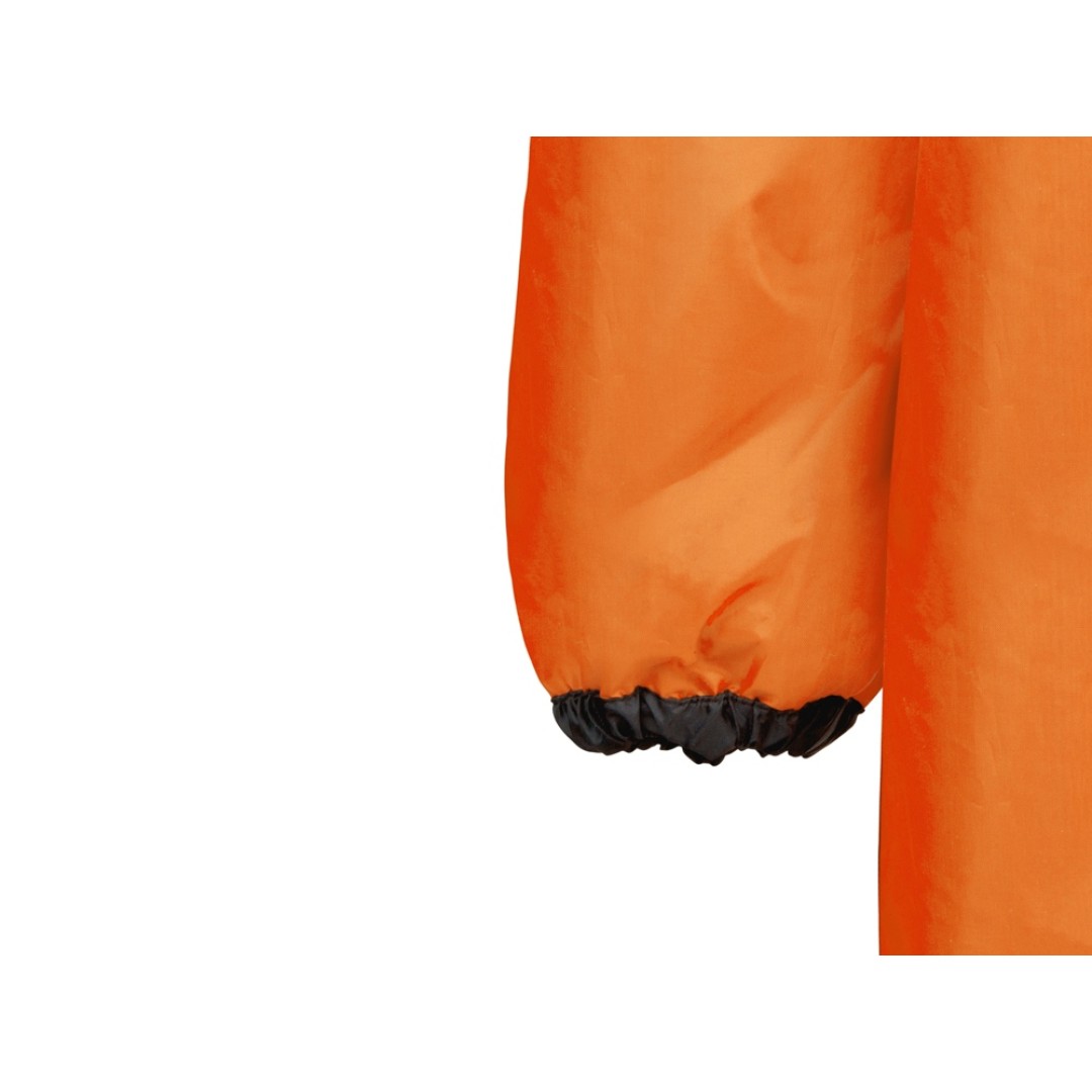 Дождевик «Bi-color» унисекс, оранжевый/черный