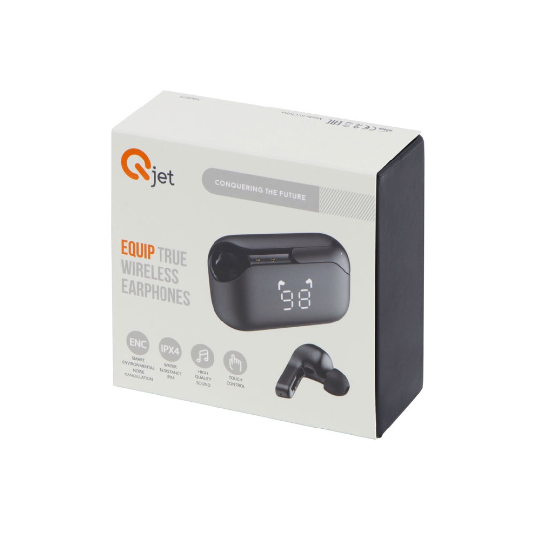 Беспроводные наушники TWS с ENC "Equip", IPX4, черный