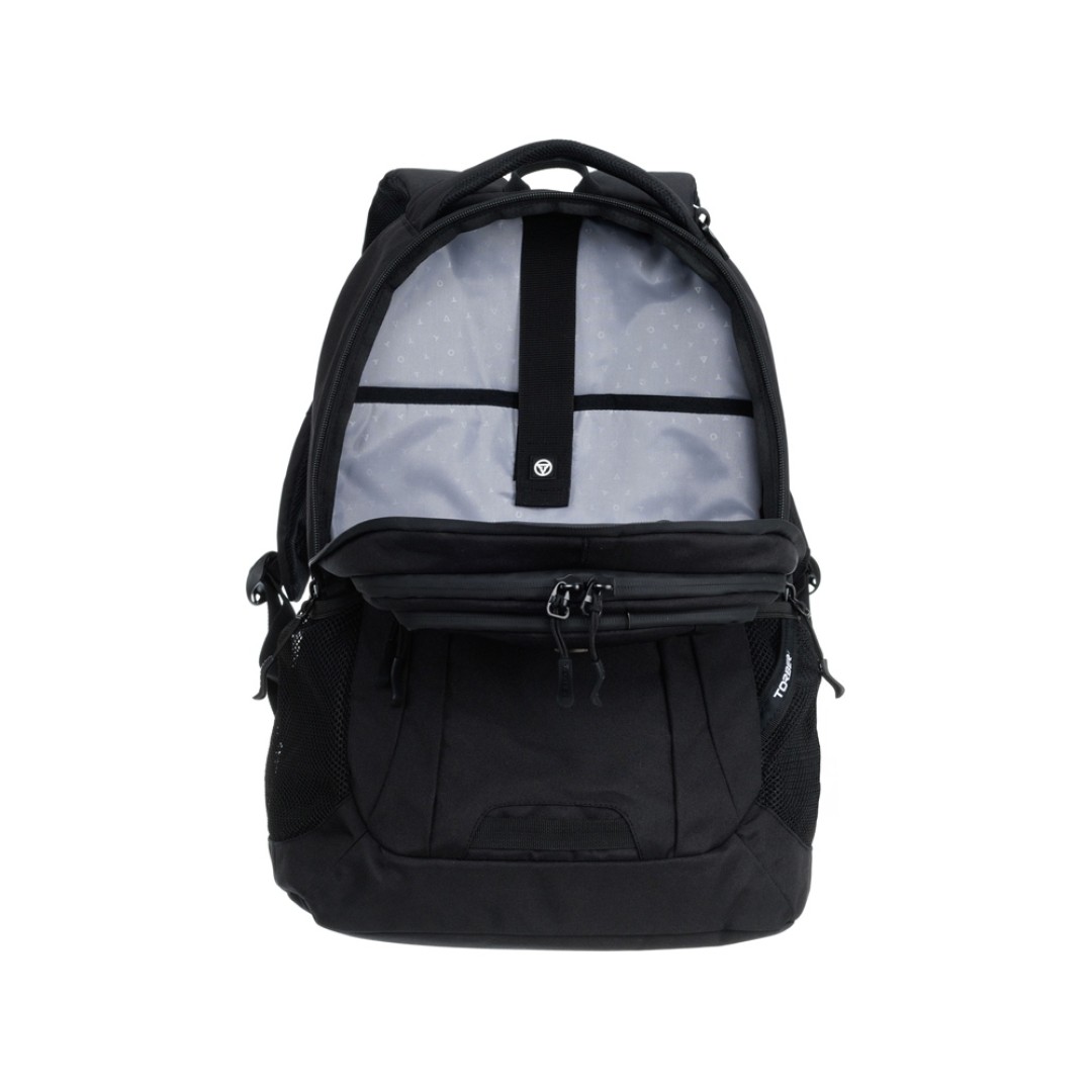 Рюкзак TORBER ROCKIT с отделением для ноутбука 15", чёрный, полиэстер, 34 х 16,5 х 47 см, 24 л