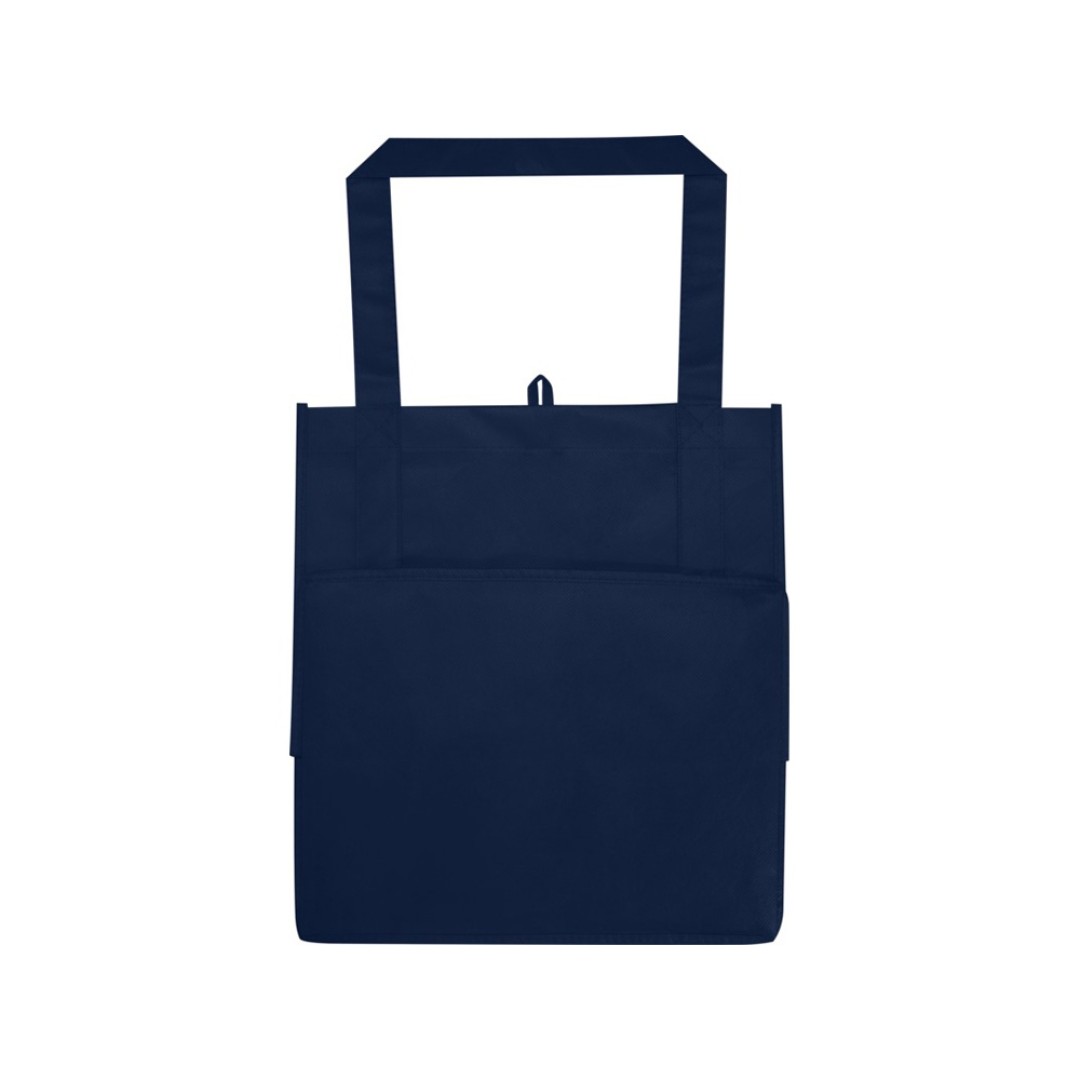 Liberty эко-сумка с прочным днищем объемом 6 л из нетканого материала, переработанного по стандарту GRS, синий navy