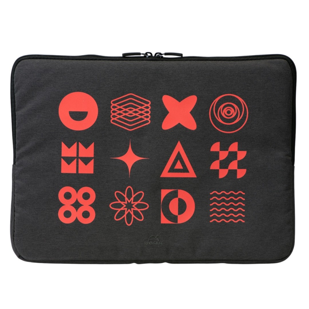 RIVACASE 7705 black ECO чехол для ноутбука 15.6" / 12 (термотрансфер)